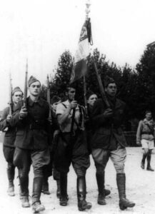 Septembre 1944 - Lyon La Part Dieu - Quartier du 11ème régiment de Cuirassiers