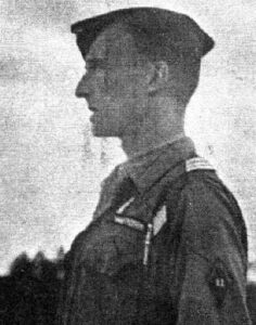 Le Lieutenant-Colonel François Huet - Chef de Corps du 11ème régiment de Cuirassiers - 1944-46 - Photo prise en Allemagne