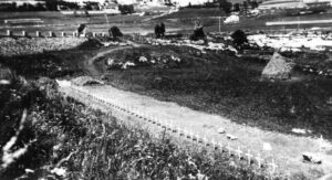 Première sépulture des victimes du massacre du village de Vassieux en Vercors