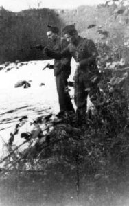 30 septembre 1944 - Entre 2 périodes en ligne dans les Vosges - Gouhemans - Haute Saone - 'Pékin' et l'Adjudant Laborde